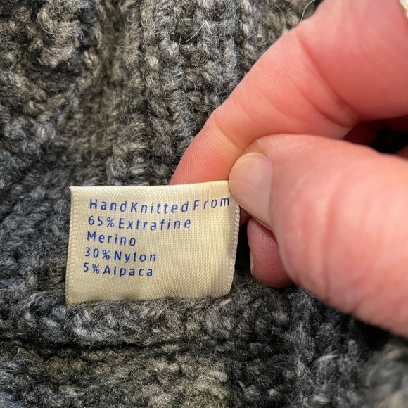 Nordic Store Iceland Hand-Knit Shawl Collar Sweater - Picture 8 of 10